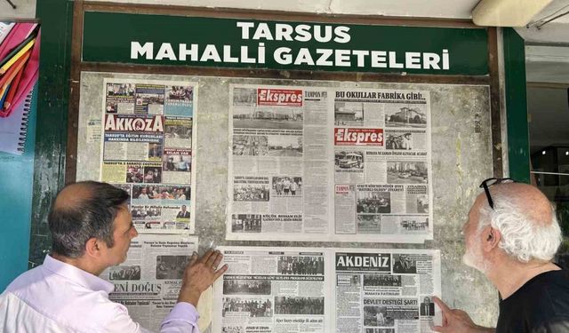 Mersin’de 48 yıllık duvar gazetesi geleneği