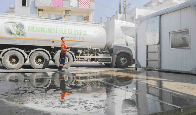 Mersin’de kurban kesim alanları temizlendi
