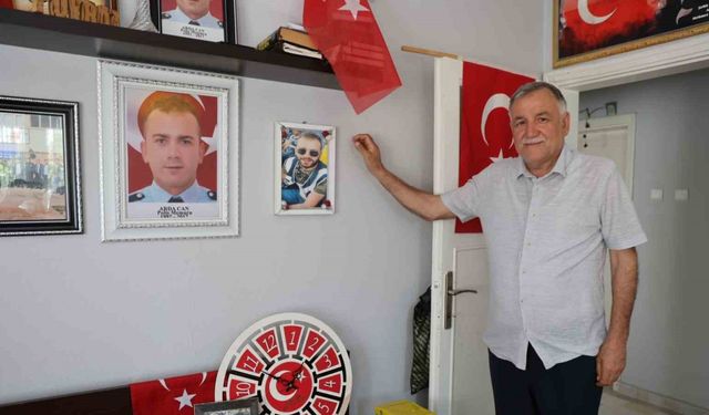 Şehit babalarının hüzünlü günü