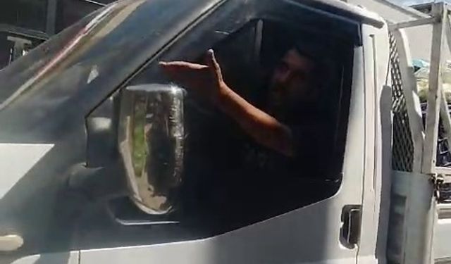 Ters yöne girdi, kadın otobüs şoförüne zorluk yaşattı