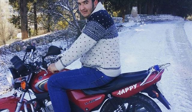 Virajı alamayarak uçurumdan uçan genç motosikletçi öldü