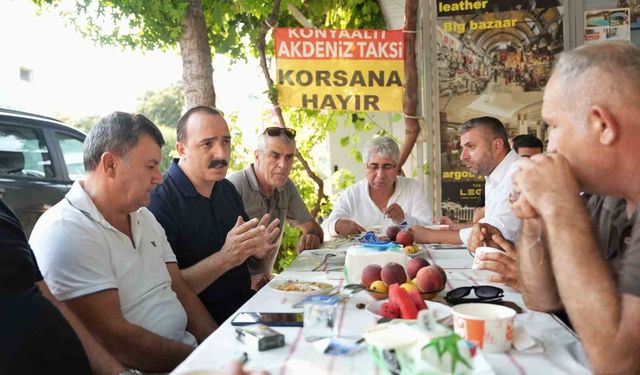 Başkan Kotan taksici esnafına konuk oldu