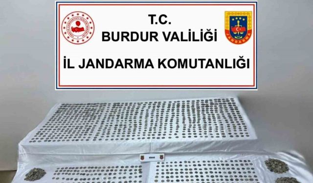 Burdur’da 6 bin 310 sikke ele geçirildi