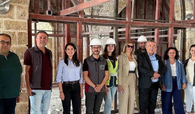 Gazimağusa Heyeti, Mersin’in Kent Mirası Projelerini yerinde inceledi
