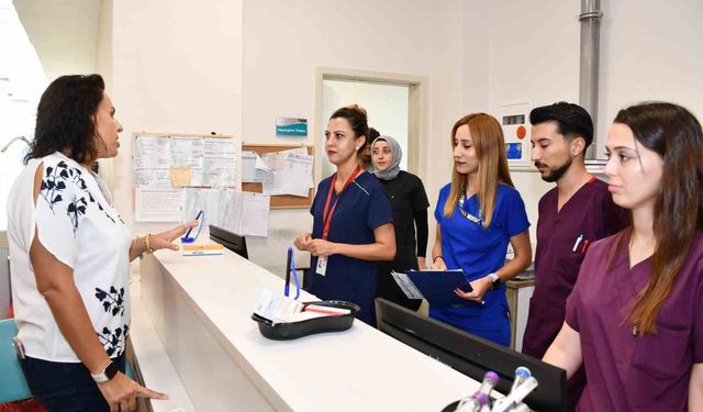 Yeni atanan başhekim ilk saha çalışmasını gerçekleştirdi