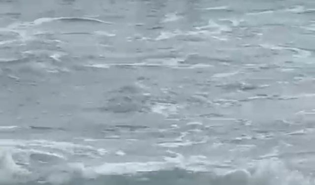 Boğulma tehlikesi yaşayan 2 kız çocuğunun kurtarılma anları kamerada