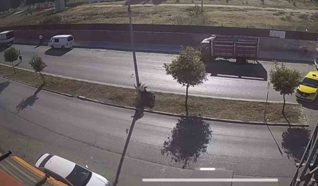 Cinayet gibi kaza kamerada