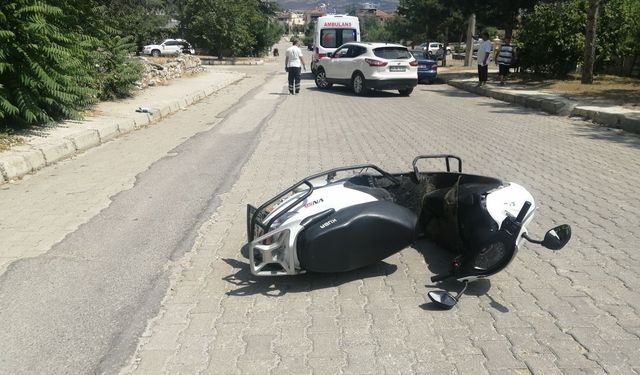 Isparta’da motosiklet kazası: 2 yaralı