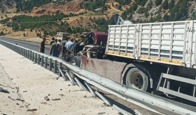 Kahramanmaraş’ta tır kazası: 1 ağır yaralı