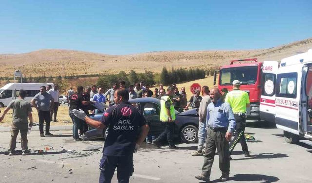 Kahramanmaraş’ta zincirleme kaza: 1 ölü, 8 yaralı