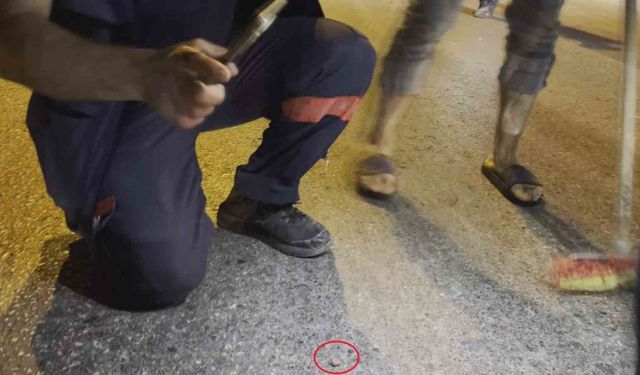 Kazada kopan parmağı gece karanlığında arayarak buldular