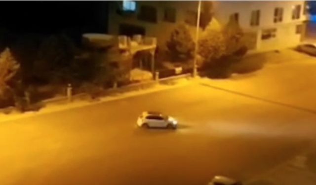 Mersin’de drift atan sürücünün ehliyetine 5 yıl süreyle el konulurken, araç 2 ay trafikten men edildi