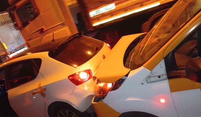 Osmaniye’de tünelde zincirleme kaza: 2 yaralı