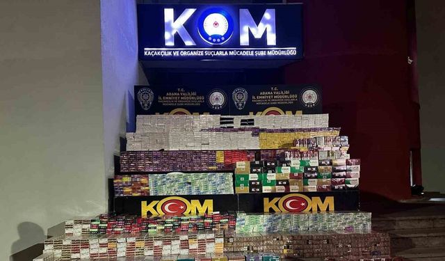 Saman yüklü tırdan 3 milyon TL’lik gümrük kaçağı sigara çıktı