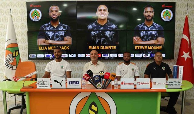 Alanyaspor’dan 3 imza