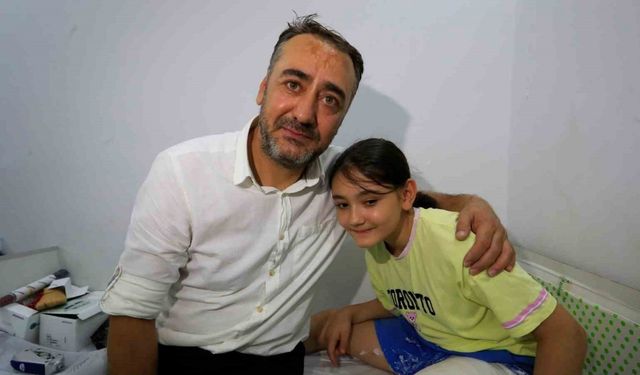Özge protez bacağına kavuşuyor okula gitmek için gün sayıyor