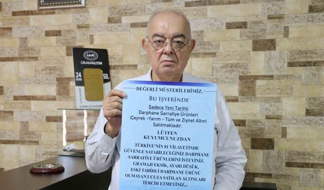 Sahte ve ayarı düşük altınlar arttı, darphane dışı ürün satışı yasaklandı