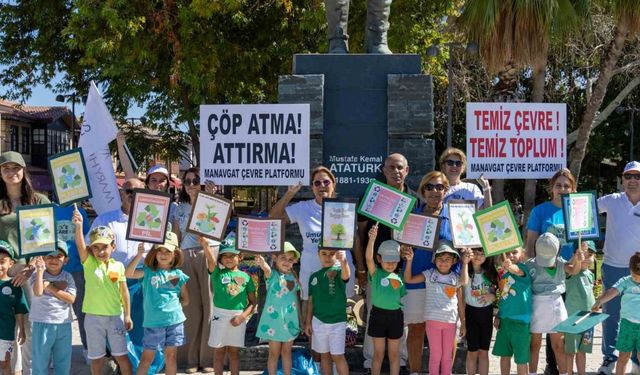 Side’de çevre temizliği yapıldı
