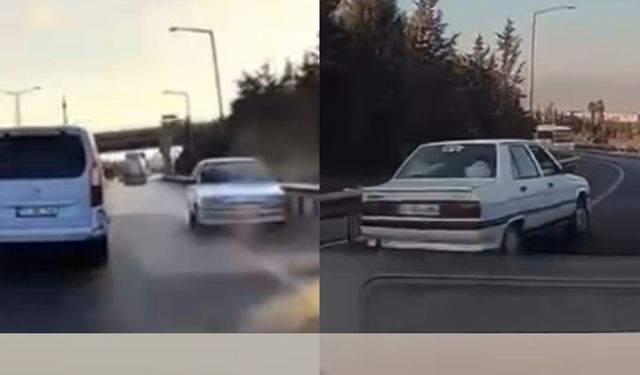 Trafik canavarı yakalandı, ehliyetine el konuldu