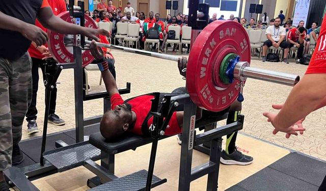 Görme Engelliler Dünya Halter Şampiyonası Mersin’de başladı