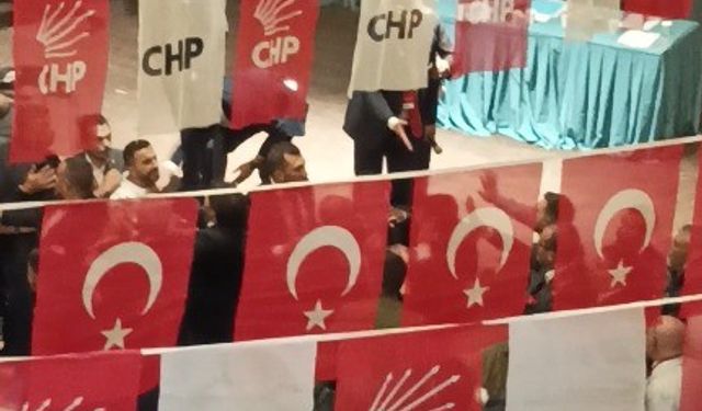 Kahramanmaraş’ta CHP kongresinde kavga
