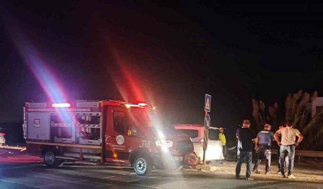 Mersin’de iki otomobil çarpıştı: 1 ölü, 4 yaralı