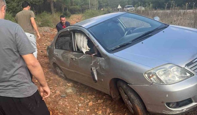 Osmaniye’de kontrolden çıkan araç şarampole yuvarlandı: 1 yaralı