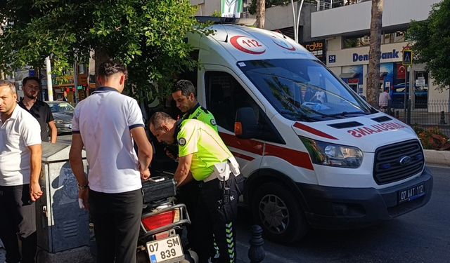 Yaya geçidinde ölümden döndü, o anlar güvenlik kamerasına yansıdı