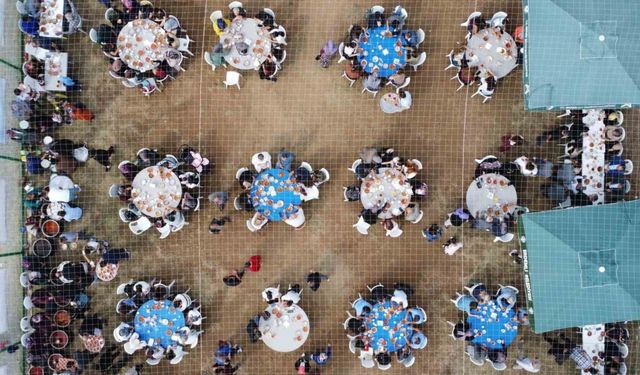 Yörük köyünde imece usulü yöresel yemeklerle gastronomi şenliği