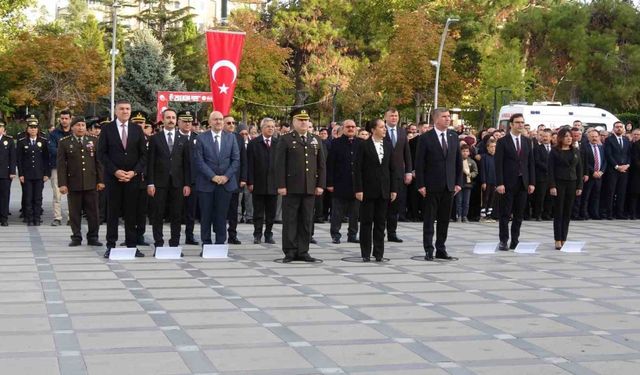 Atatürk, ölümünün 87’nci yılında Burdur’da törenle anıldı