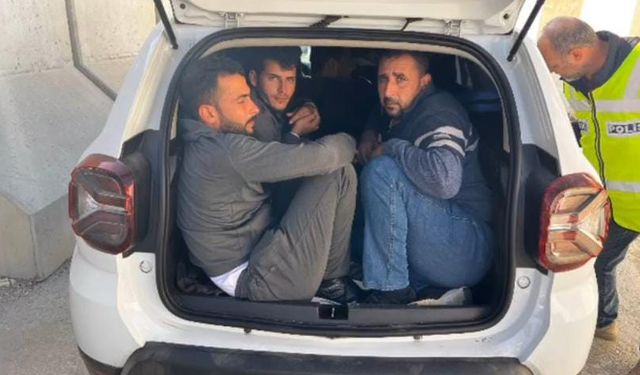 Bagajı bile göçmenlerle dolduran 3 organizatör tutuklandı
