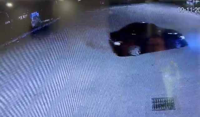 Dirift anları güvenlik kamerasına yansıdı, 46 bin lira ceza uygulandı