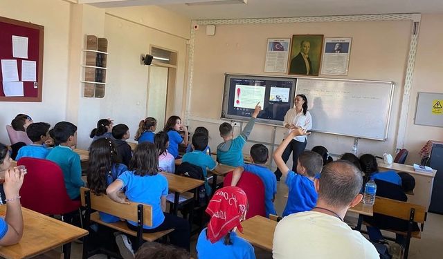 Gazipaşa’da öğrencilere su tasarrufu ve gıda güvenliği eğitimi