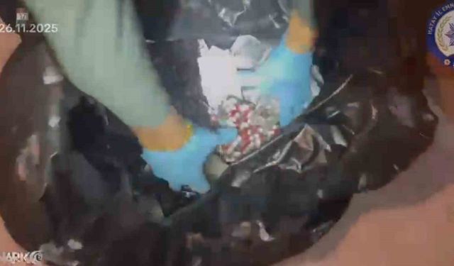 Hatay’da piyasa değeri 4 milyon 372 bin TL olan uyuşturucu ele geçirildi