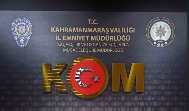 Kahramanmaraş’ta kaçak cep telefonu operasyonu