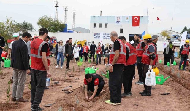 Osmaniye’de 11 Kasım Milli Ağaçlandırma Günü’nde fidanlar toprakla buluştu