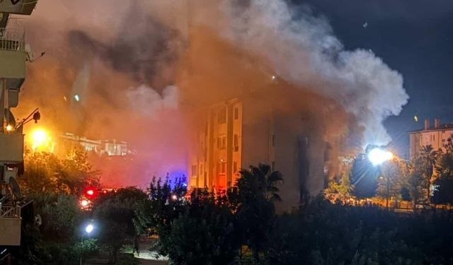 Osmaniye’de ev yangını