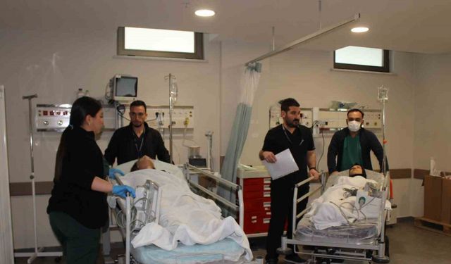 Sular Akademi Hastanesi’nde afet tatbikatı