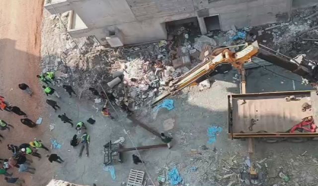 Vincin kırılmasıyla 2 işçi 25 metreden yere çakıldı