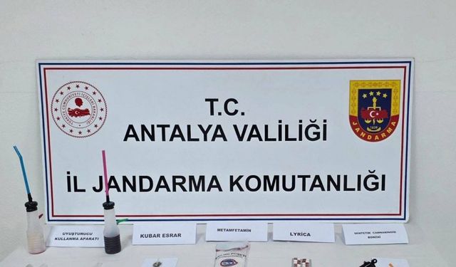 Antalya’da uyuşturucu operasyonu