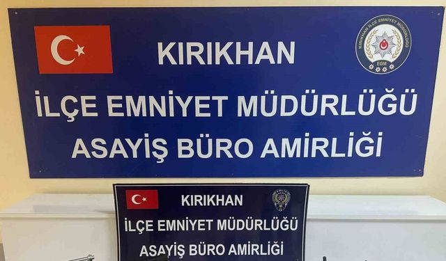Kırıkhan’da asayiş operasyonu; 2 gözaltı