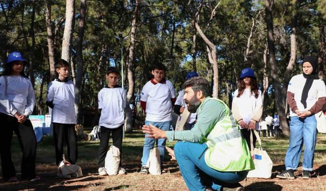 Orman ekosisteminde atıkların tehlikesi uygulamalı gösterildi