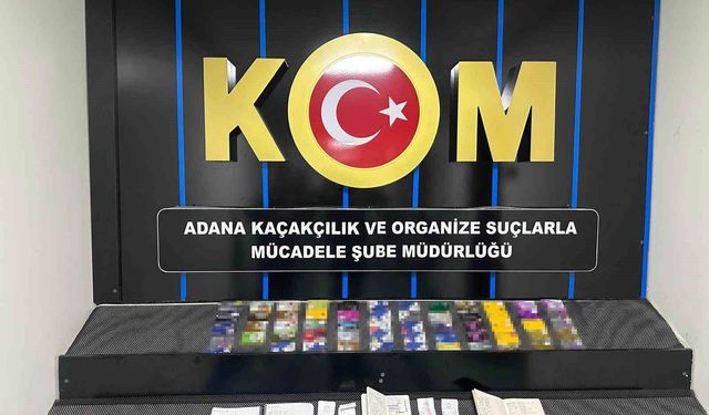 Adana'da tefecilik operasyonu: 59 banka ve kredi kartı ele geçirildi