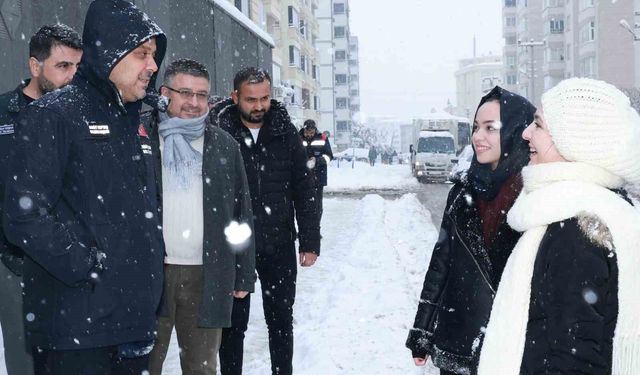 Başkan Toptaş:' Karla mücadele çalışmalarımız aralıksız sürüyor'