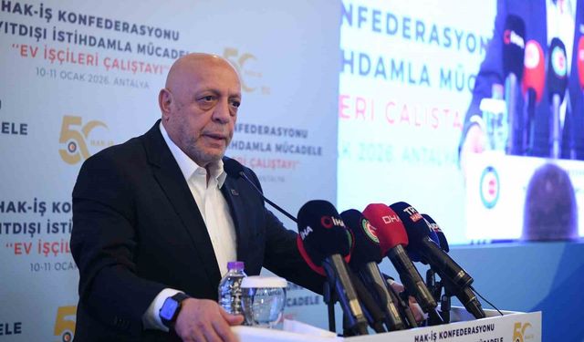 HAK-İŞ Genel Başkanı Mahmut Arslan: 'Taşeronda tarih yazdık, şimdi sıra ev işçilerinin haklarında'