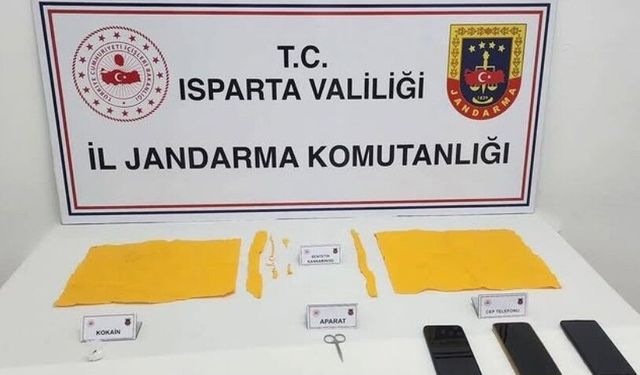 Isparta'da jandarmanın uyuşturucu operasyonunda 2 şüpheli tutuklandı