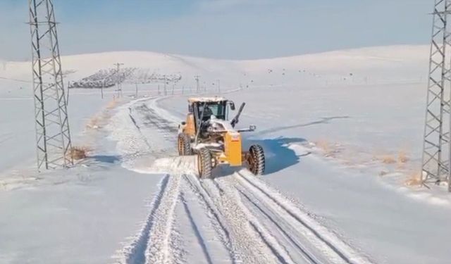 Kahramanmaraş'ta kar temizliği