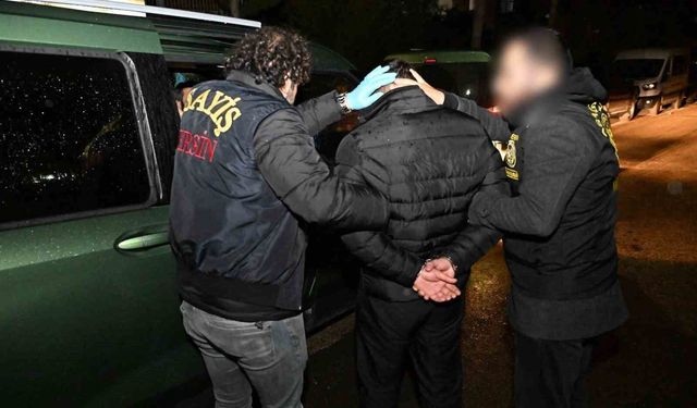 Özel harekatlı baskında cinayetten 27 yıl hapis cezasıyla aranan hükümlü yakalandı