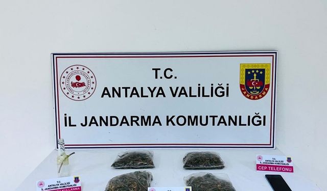 Serik'te uyuşturucu operasyonu