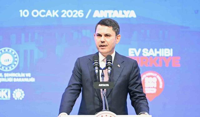 Yüzyılın Konut Projesi kapsamında Antalya'da kura heyecanı: 13 bin 213 konut için çekiliş yapıldı